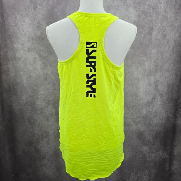 Surf Style Green Racerback Sports Activewear Tank Top Small - Picture 2 of 5